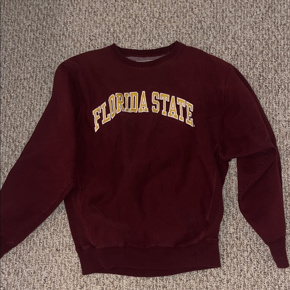 Vintage 80% cotton Steve & Barry's Maroon Florida State Sweatshirt